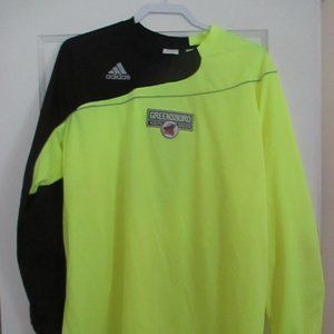 Soccer Goalkeeper Shirt Adidas Greensboro Dynamo Neon Yellow number 0